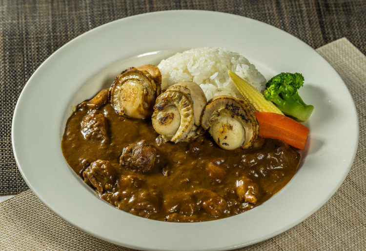 ごろごろ帆立のシーフードカレー